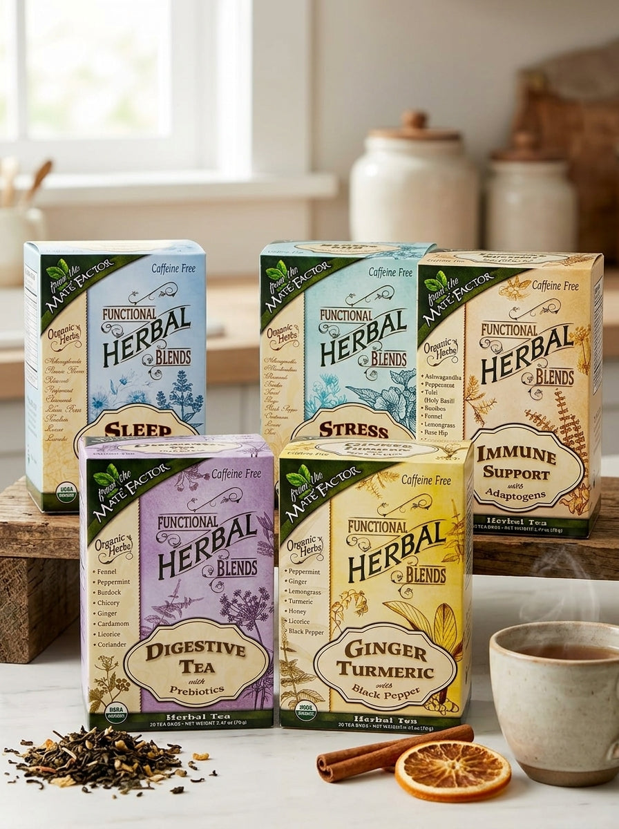 Maté Factor — Caffeine-Free Herbal Teas