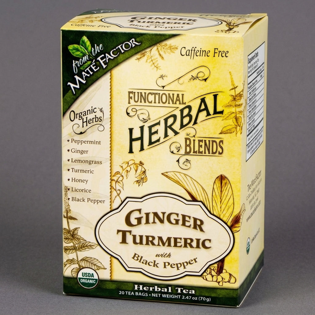 Urtete med ingefær og gurkemeie (Wholesale)